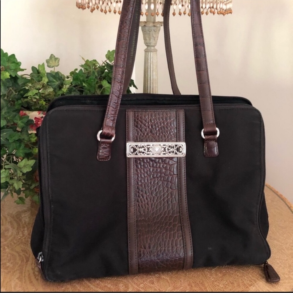 Brighton nylon/leather purse